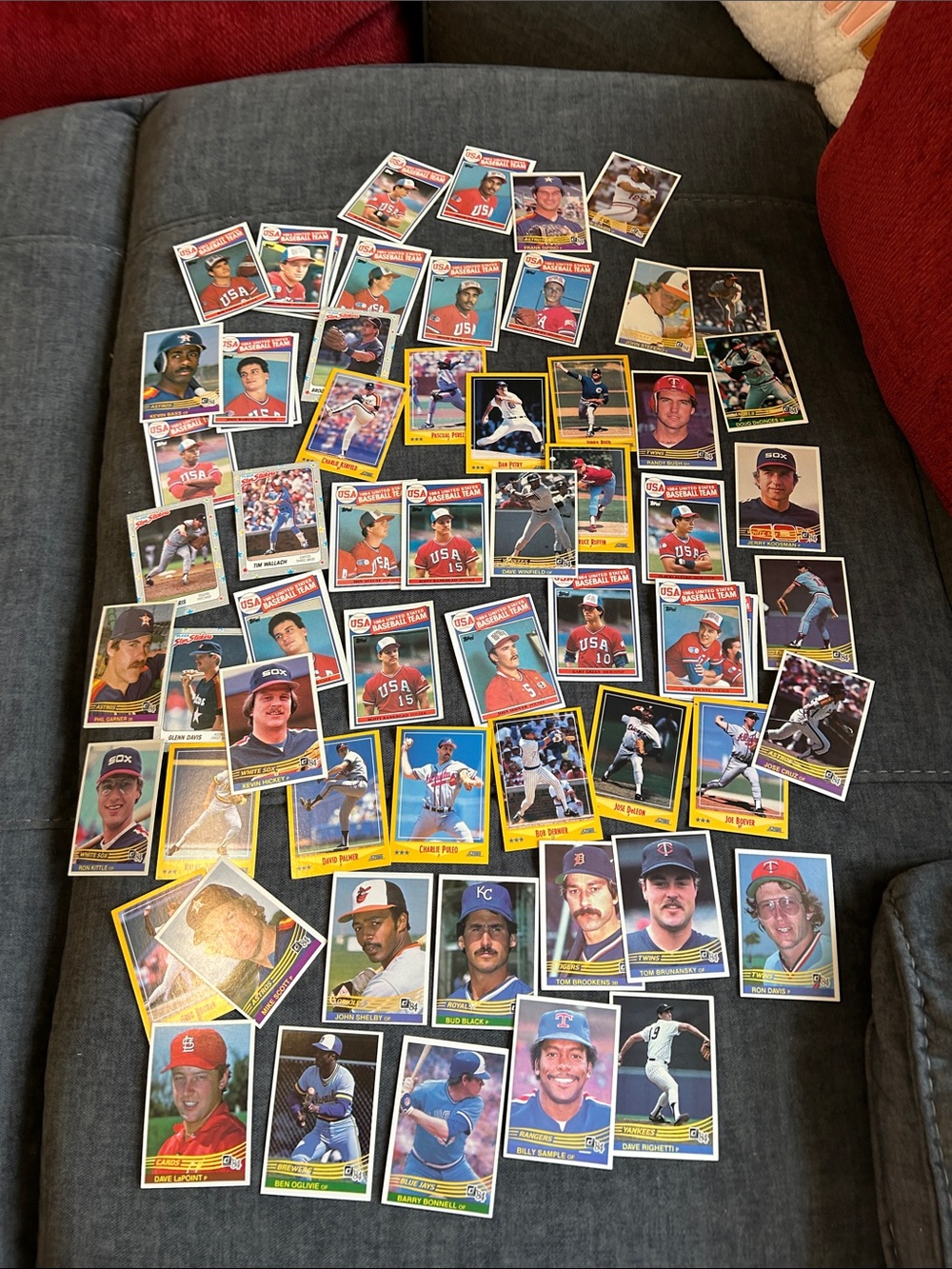 Vintage Donross Topps and Score Baseball Trading Cards - Assorted Colors